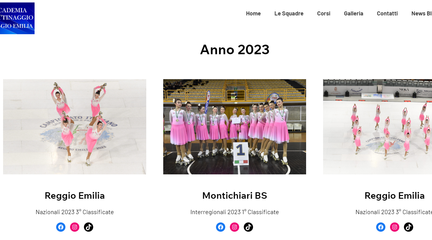 Nuovo Canale TIKTOK Accademia PattinaggioRE