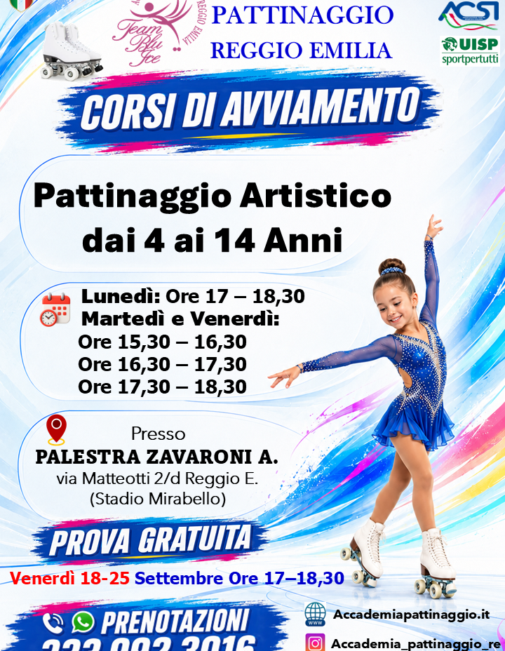 Corsi Pattinaggio Artistico Reggio E.